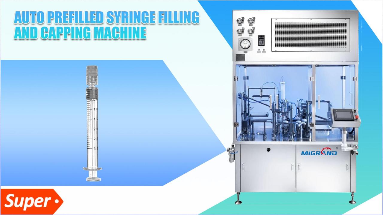 Prefilled Syrings Filling And Stoppering Machine