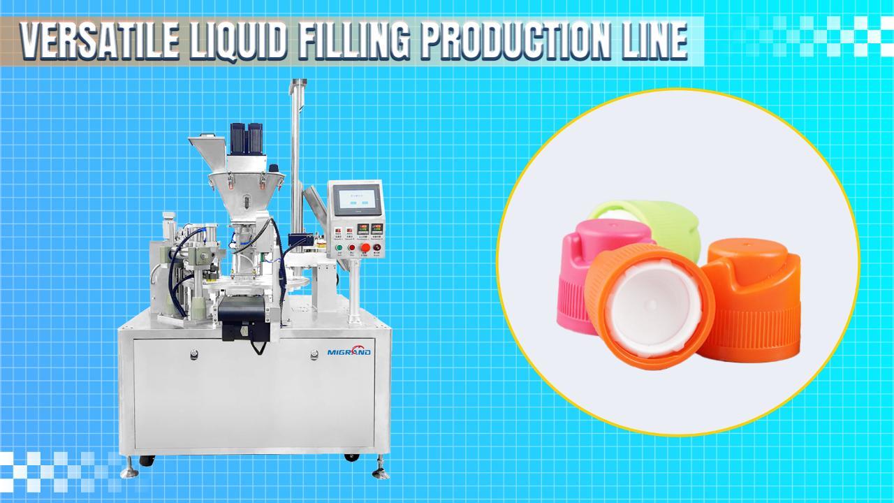 Pop Solid-liquid Separate-lid Filling And Sealing Machine